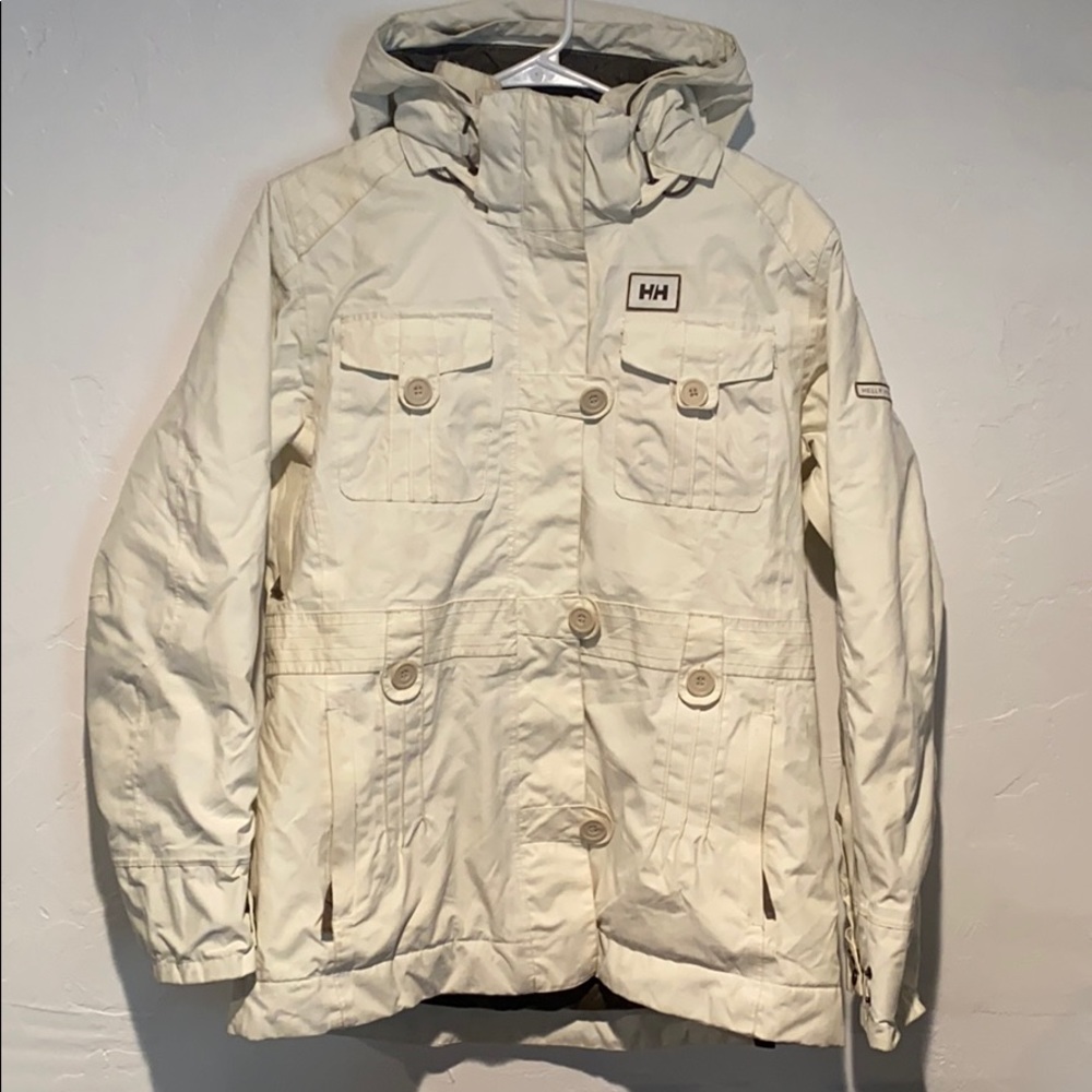 Helly Hansen Ski Winter Coat Small Off White
